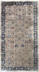 9X17 Antique Turkish Oushak Rug 264cm x 528cm Circa 1870