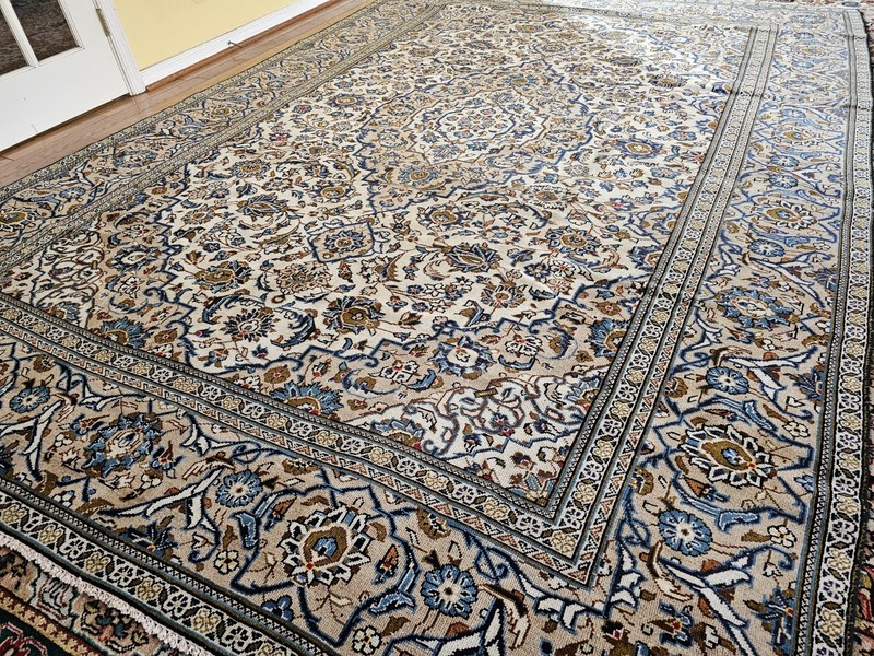 7.8 x 11.2 VINTAGE FINE USHAK RUG CAUCASIAN ANTIQUE SERAPI HERIZ KAZAK gallery