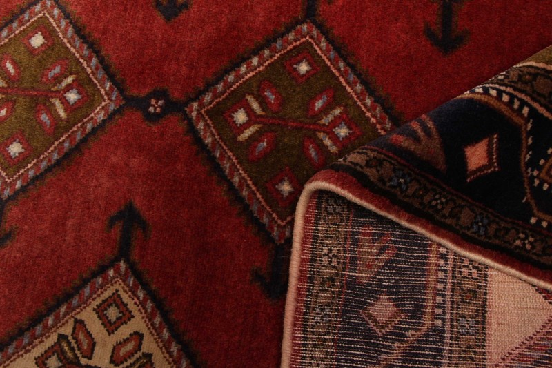 Vintage 3'1" x 6'6" Traditional Hand Knotted Vegetable Dye Wool Area Rug gallery