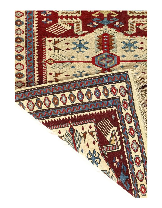 Fine Hand Knotted Vintage Kazak 3'4'' X 5'1'' gallery