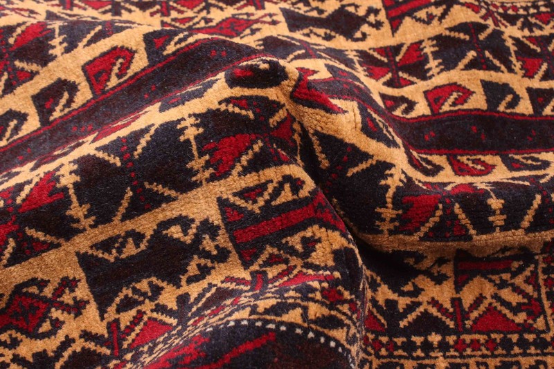 Vintage 2'11" x 4'9" Traditional Hand Knotted Vegetable Dye Wool Area Rug gallery