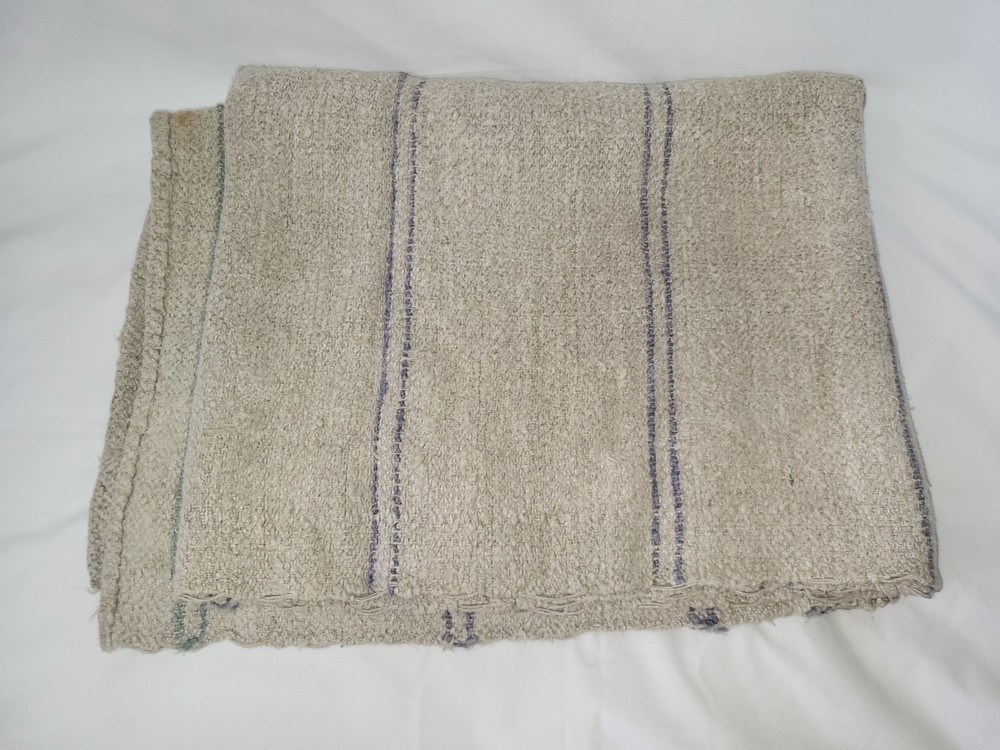 Vintage Fabric Homespun Handmade Old Made in Ukraine Floor Runner 170 x 68 cm