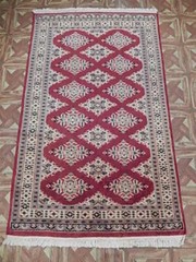 3×5 All-Over Diamonds Handmade Blood and Fire New Rug B-78134