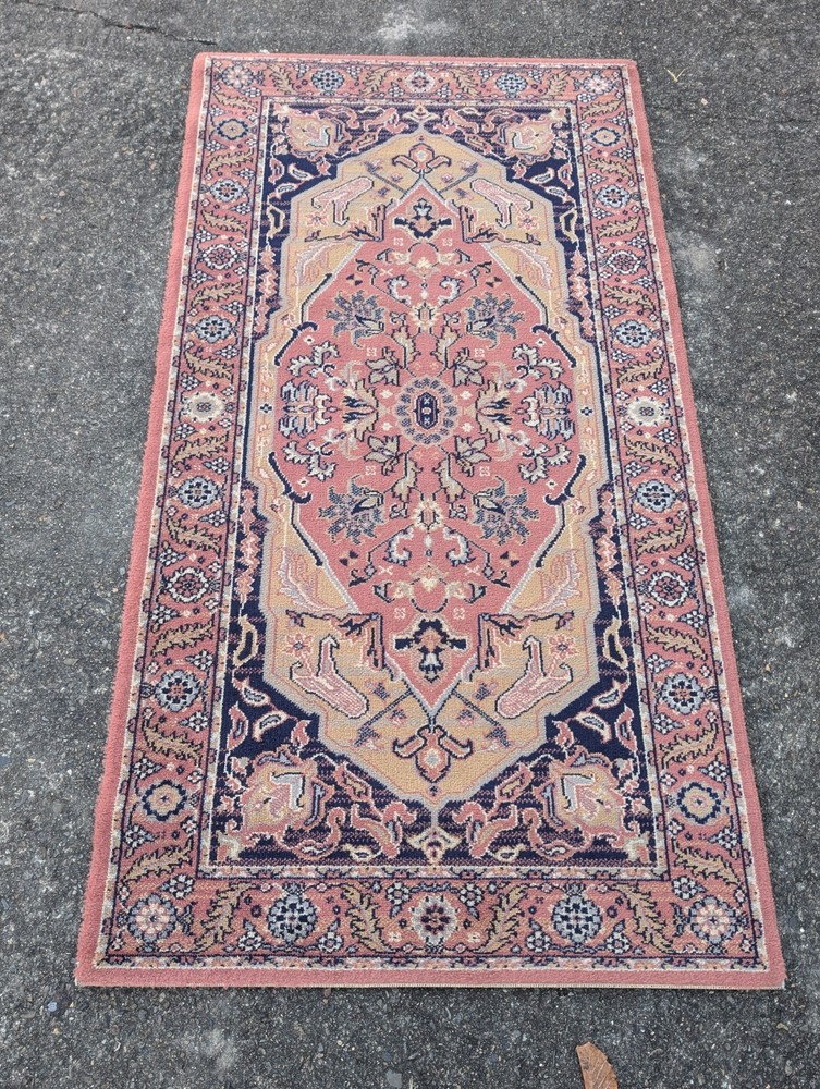 Oriental Rug, Retro Carpet, Bridge, Vintage 160 X 80 P6