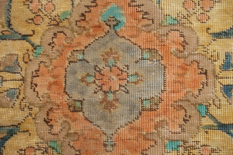 Antique Floral Traditional Hand-knotted Area Rug Evenly Low Pile Wool 9x12 ft gallery