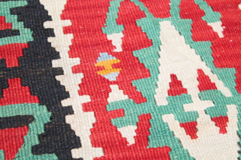 Turkish Rug 17''x50'' Oriental Vintage Runner Multi Color Corridor Hallway Kilim gallery