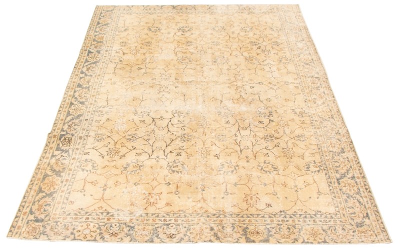 Traditional Vintage Hand-Knotted Area Rug 6'7" x 9'4" Oriental Wool Carpet gallery