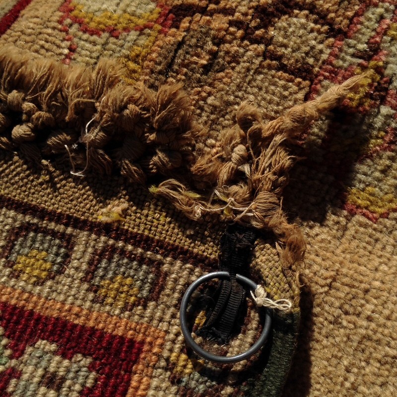 Chinese Antique Rug Carpet Wool Runner Handmade Music Peacock Bird Flower Art gallery