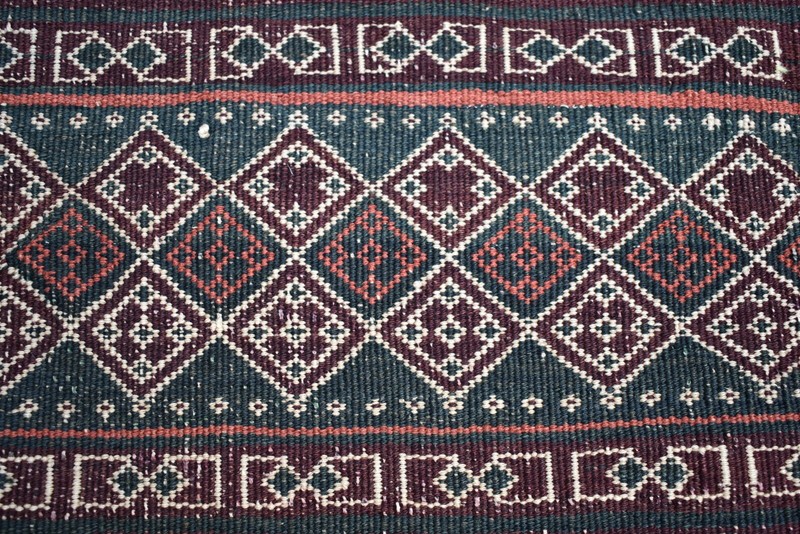 Vintage Tribal Kilim Yastik 1'4'' x 3'1'' ft Natural Color Kilim Yastik Area Rug gallery