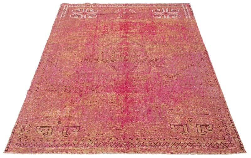 Vintage 6'4" x 8'10" Traditional Hand Knotted Vegetable Dye Wool Area Rug gallery