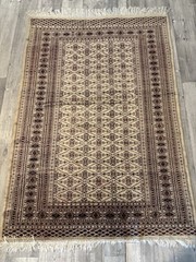 Antique Hand-knotted Rug Made Of High Quality Wool And Silk 73’x48’