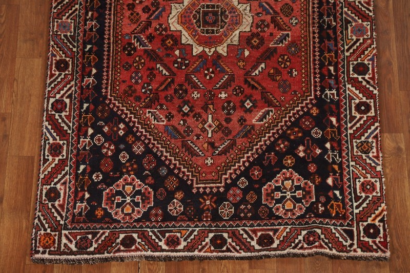 Vintage Nomadic Red/ Ivory Traditional Area Rug 4'x6' Wool Hand-knotted Carpet gallery