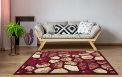 MAJESTIC RUG 2*3 : F605A L.RED / BERBER