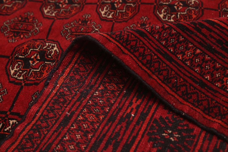 Vintage Traditional Hand-Knotted Area Rug 4'1" x 5'7" Oriental Wool Carpet gallery