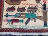 Vintage 2005 Handmade Afghan War Rug 2.4 ft x 2.11 ft gallery