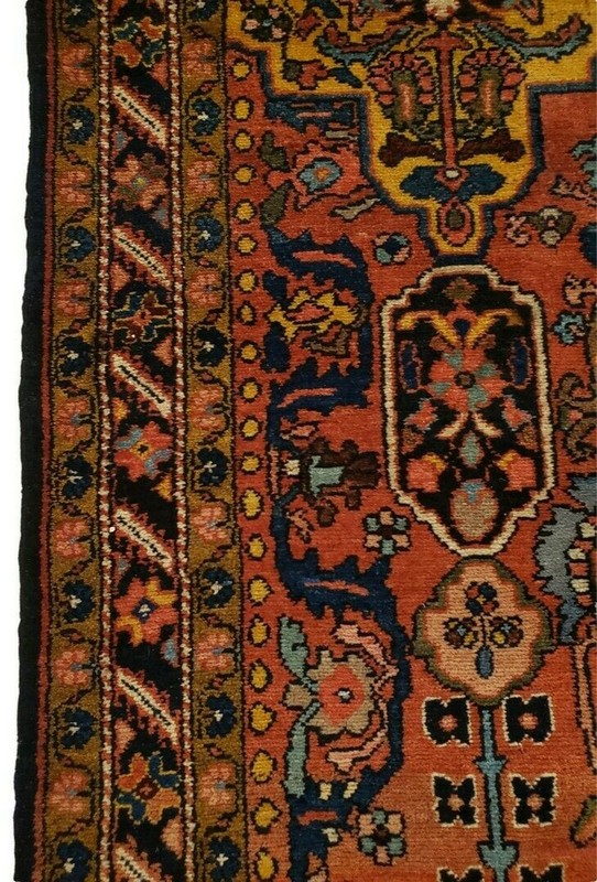 Antique HAMADAN Wide & Long runner Red - 5'10" x 17'6" gallery