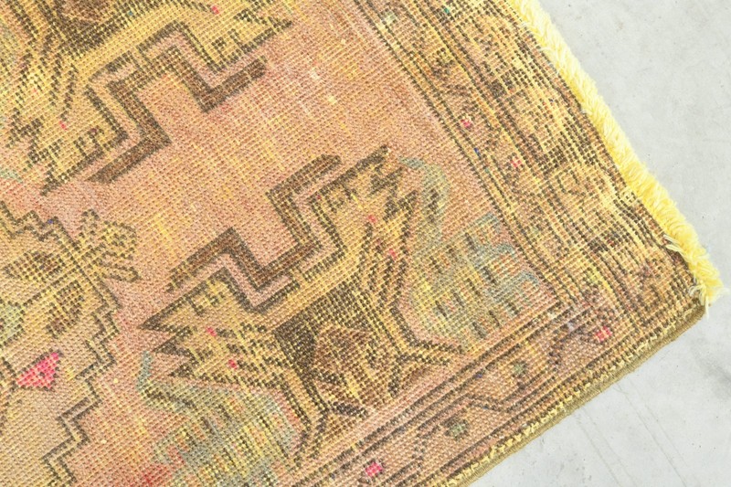 2x3 Turkish Door Mat Rug Hand-Knotted Mini Carpet Vintage Small Rug Boho,706 gallery