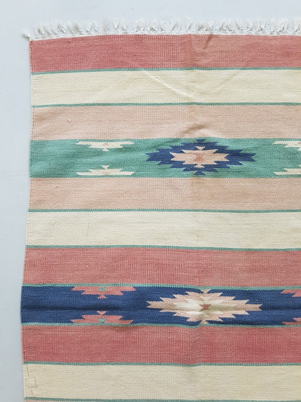 Vintage Handmade Traditional Beautiful Turkish Kilim Floor Rug Carpet 176x113 cm gallery