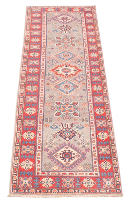 2'8" x 9'7" Vintage Hand-knotted Runner Rug Traditional Oriental Wool Carpet gallery