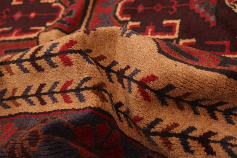 Vintage Hand-Knotted Area Rug 4'8" x 7'7" Traditional Oriental Wool Carpet gallery
