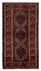 Vintage Hand-Knotted Carpet 3'11" x 7'8" Traditional Oriental Wool Area Rug gallery