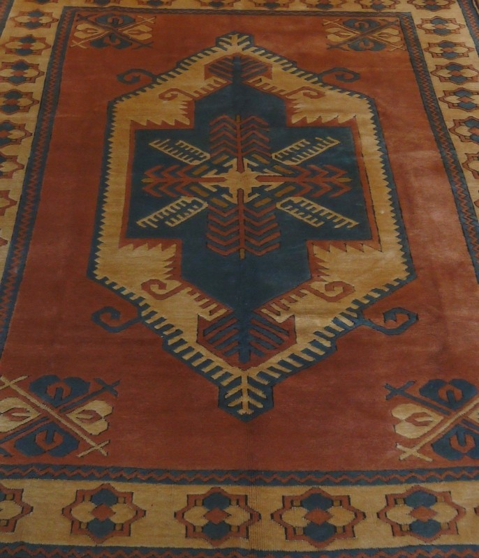 1970's Fine Antique Caucasian Kazak Handmade Rug 8Ft X 10' 7" Free Shipping gallery