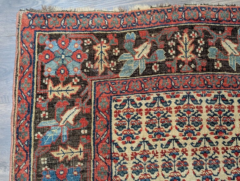 Antique Per'sian Runner Rug 3x15, Bidjar Runner, Rare gallery