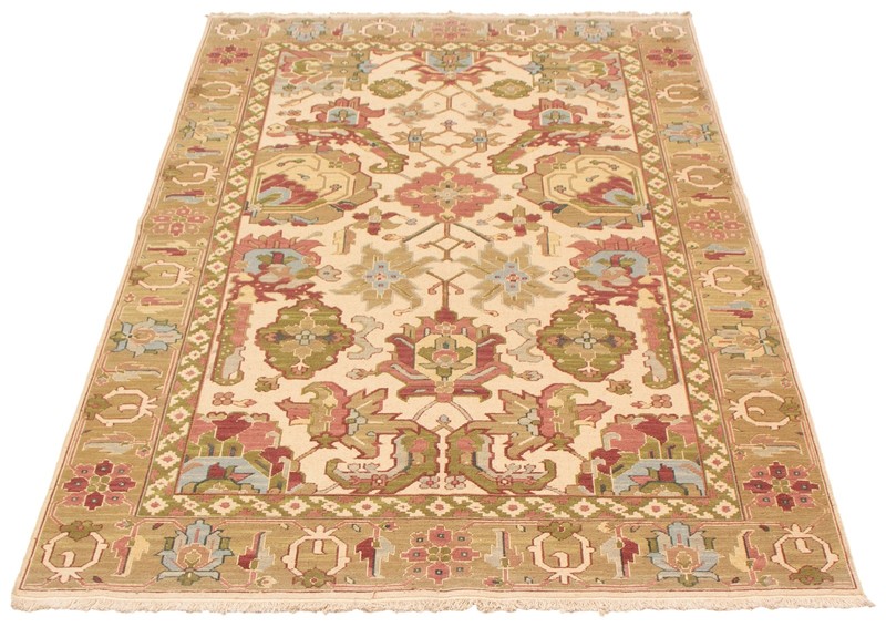 Vintage Hand Woven Area Rug 5'10" x 8'10" Traditional Wool Oriental Carpet gallery