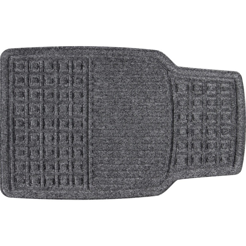 Universal Fit Charcoal Auto Mats Antimicrobial 4 Pack Heavyweight Rubber Base US gallery