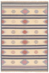 Vintage Hand Woven Area Rug 5’10” x 9’7″ Traditional Wool Oriental Carpet