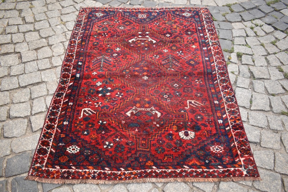 Fabulous Antique Rug 43'' x 56'' Caucasian Collector Item Antique Area Wool Rug