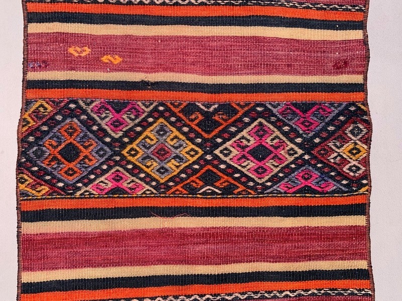 Old Turkish narrow Kilim Runner 318x50 cm shabby chic, vintage kelim gallery