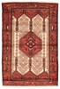 Vintage Hand-Knotted Area Rug 4'2" x 6'3" Traditional Oriental Wool Carpet gallery
