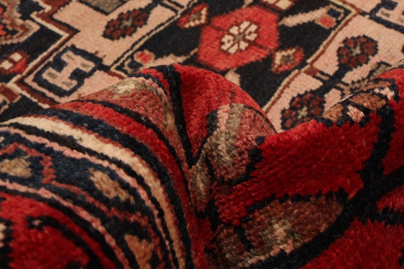 Vintage 3'9" x 8'0" Traditional Hand Knotted Vegetable Dye Wool Area Rug gallery