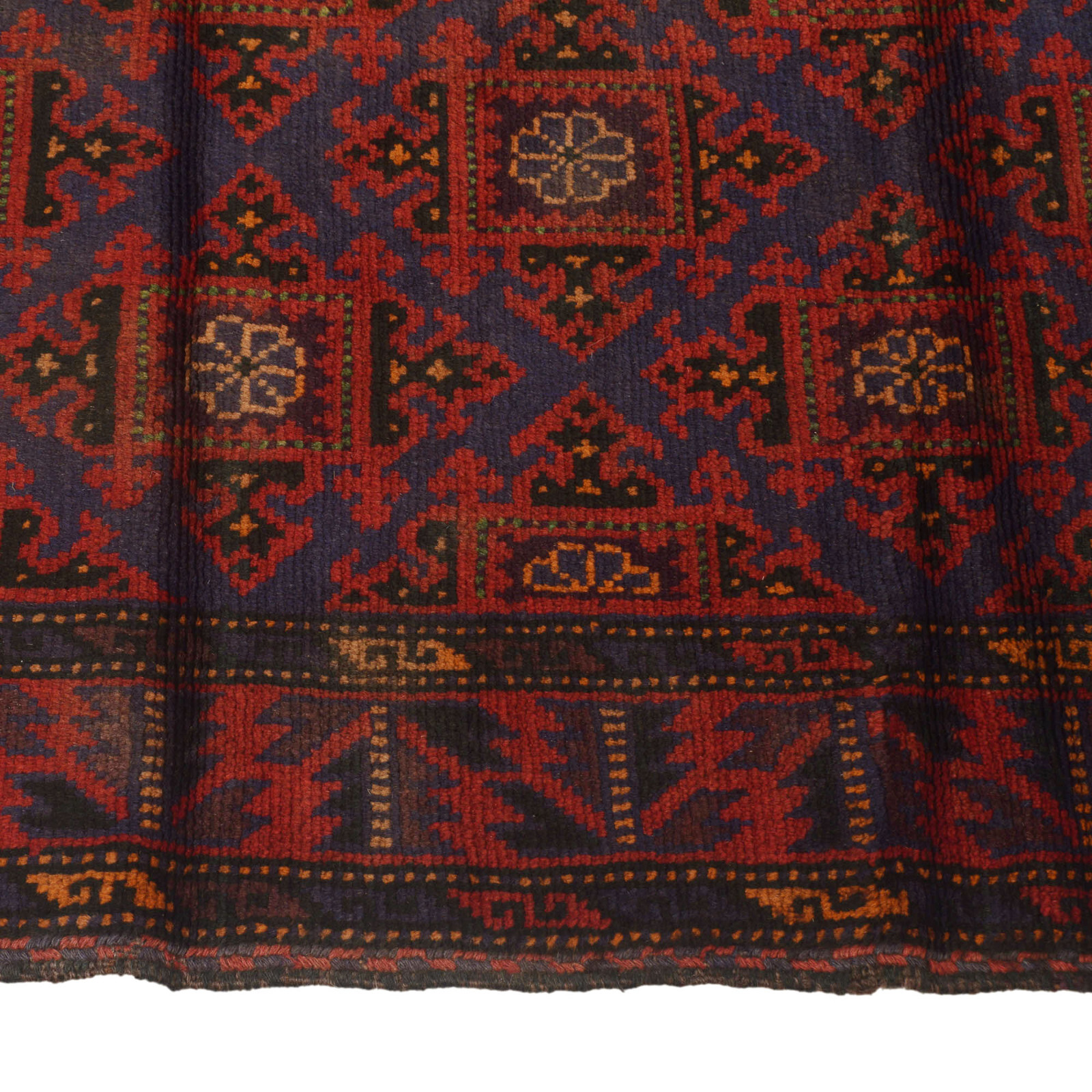 Handmade Afghan Geometric Traditional Kitchen Wool Area Rug 5.2 x 4 Ft -G19689 gallery