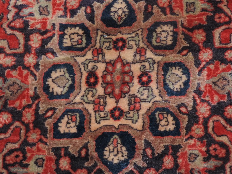 3x10ft. Handmade Sarouk Wool Runner gallery