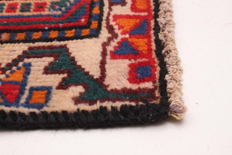 3'2" x 9'10" Vintage Hand-knotted Runner Rug Traditional Oriental Wool Carpet gallery