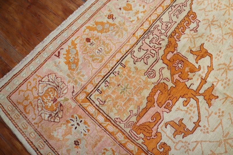 Antique World Class Turkish Oushak Ushak Rug Size 11'8''x15'6'' gallery