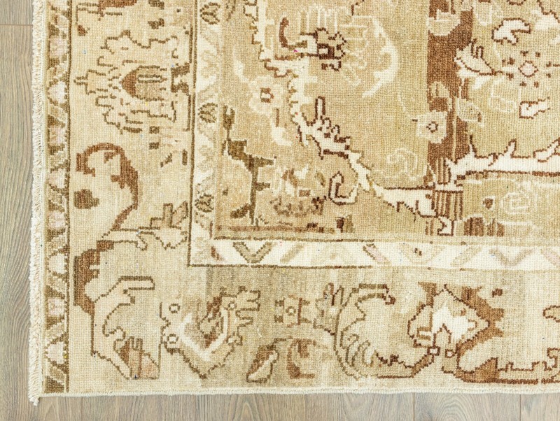 Unique Turkish Oriental Handmade 6.6x9.7 ft Oushak Area Rug,Vintage Large Carpet gallery