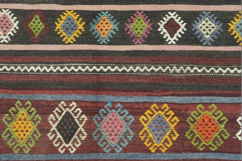 Vintage Turkish Rug,Antalya Nomad Kilim Rugs 65"x105" Area Rug Kelim Carpet gallery