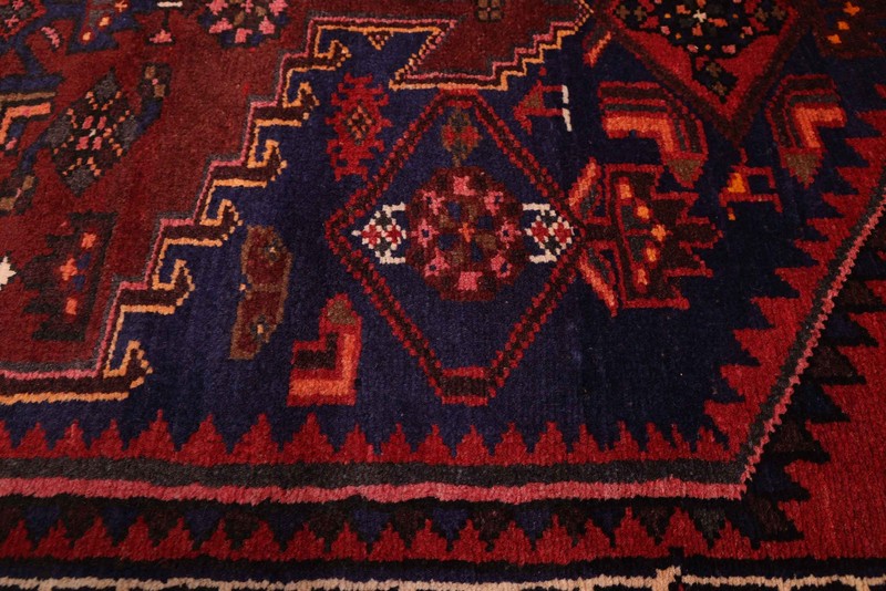 Vintage 4'3" x 7'5" Traditional Hand Knotted Vegetable Dye Wool Area Rug gallery