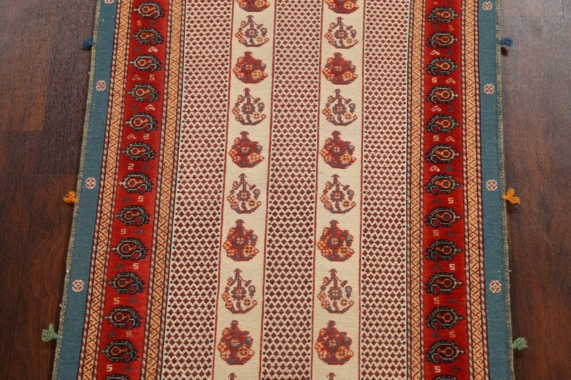 Vintage Geometric Traditional Oriental Area Rug Hand-Knotted Wool 3x4 Carpet gallery