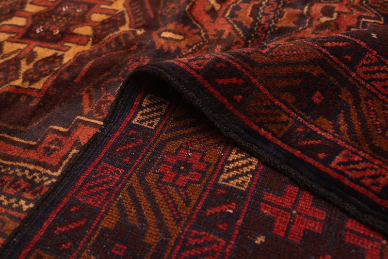 Vintage Hand-Knotted Area Rug 6'11" x 10'10" Traditional Oriental Wool Carpet gallery