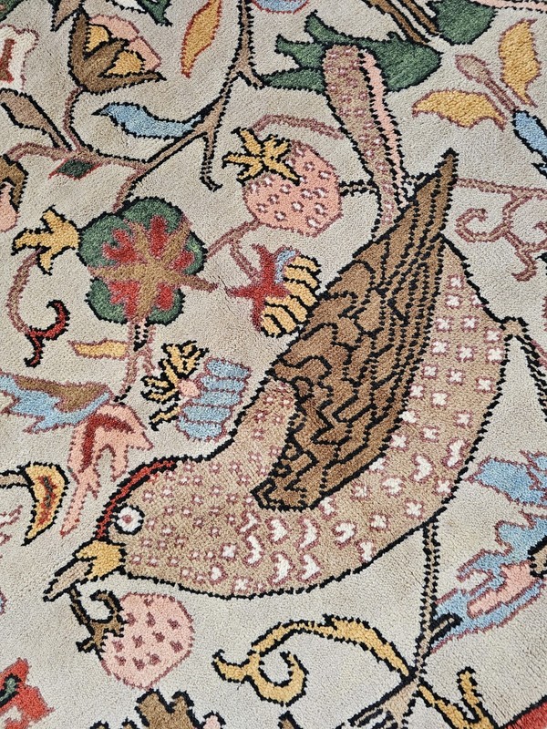 8x10 VINTAGE ANTIQUE DESIGN INDO CAUCASIAN SERAPI HERIZ USHAK Tree of Life BIRD gallery