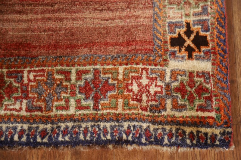 Handmade Tribal Vintage Wool Gabbeh Style Rug 4x6 Ft Oriental Medallion Area Rug gallery