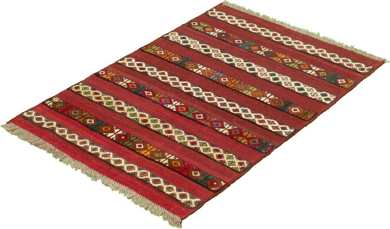 3'7" x 5'2" Vintage Hand Knotted Area Rug Traditional Oriental Wool Carpet gallery