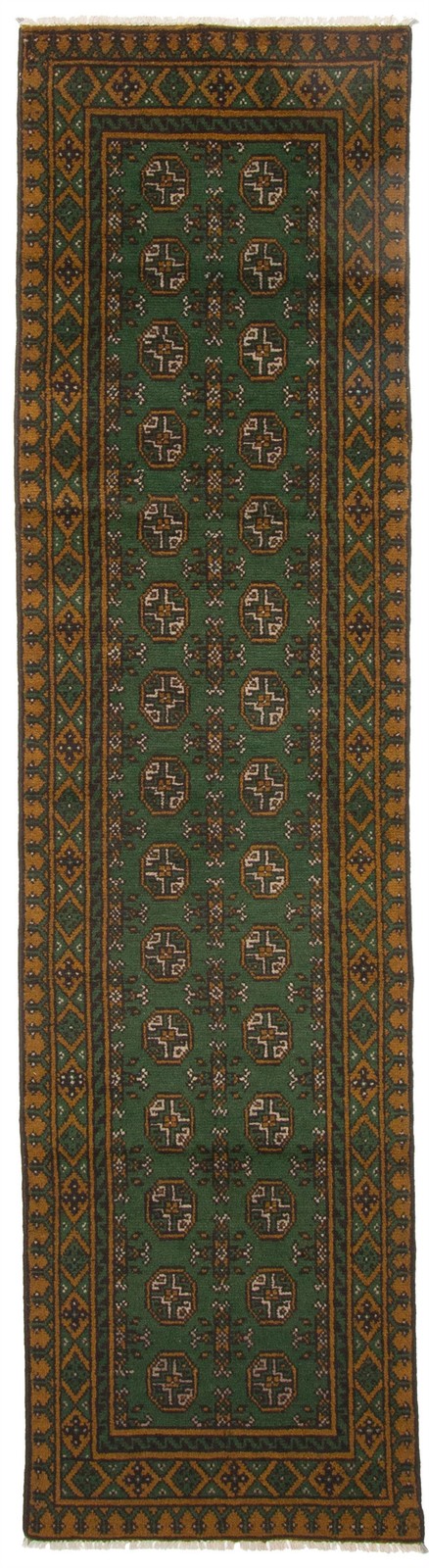 2'4" x 9'6" Vintage Hand-knotted Runner Rug Traditional Oriental Wool Carpet gallery