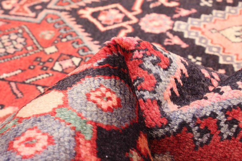 Vintage Hand-Knotted Area Rug 4'6" x 8'4" Traditional Oriental Wool Carpet gallery