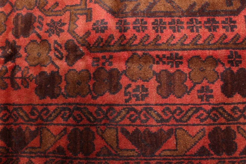 Vintage 4'0" x 6'7" Traditional Hand Knotted Vegetable Dye Wool Area Rug gallery