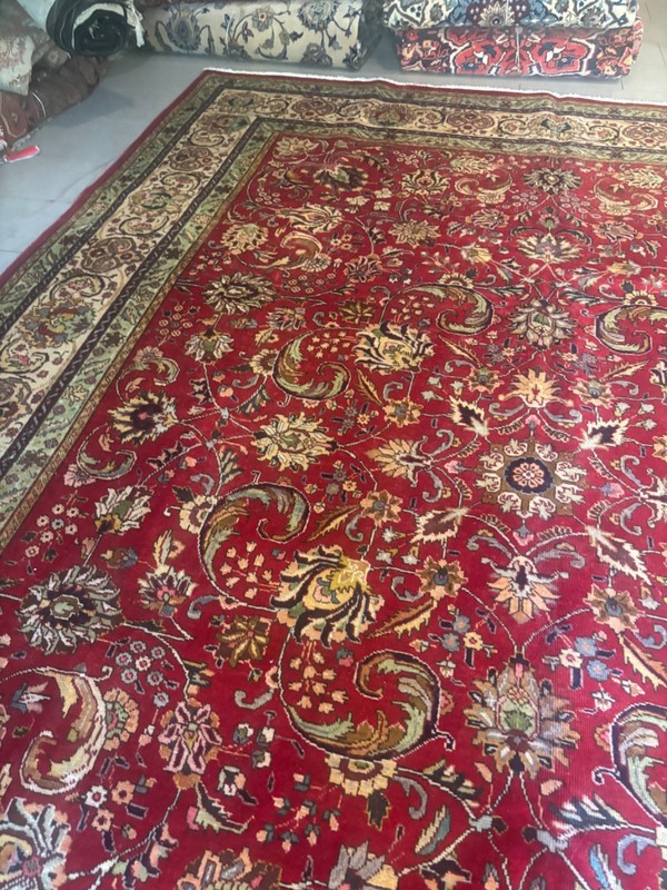 SIMI ANTIQUE. HAND MADE. 13X10 EXCELLENT CONDITION. FULL PILE. gallery